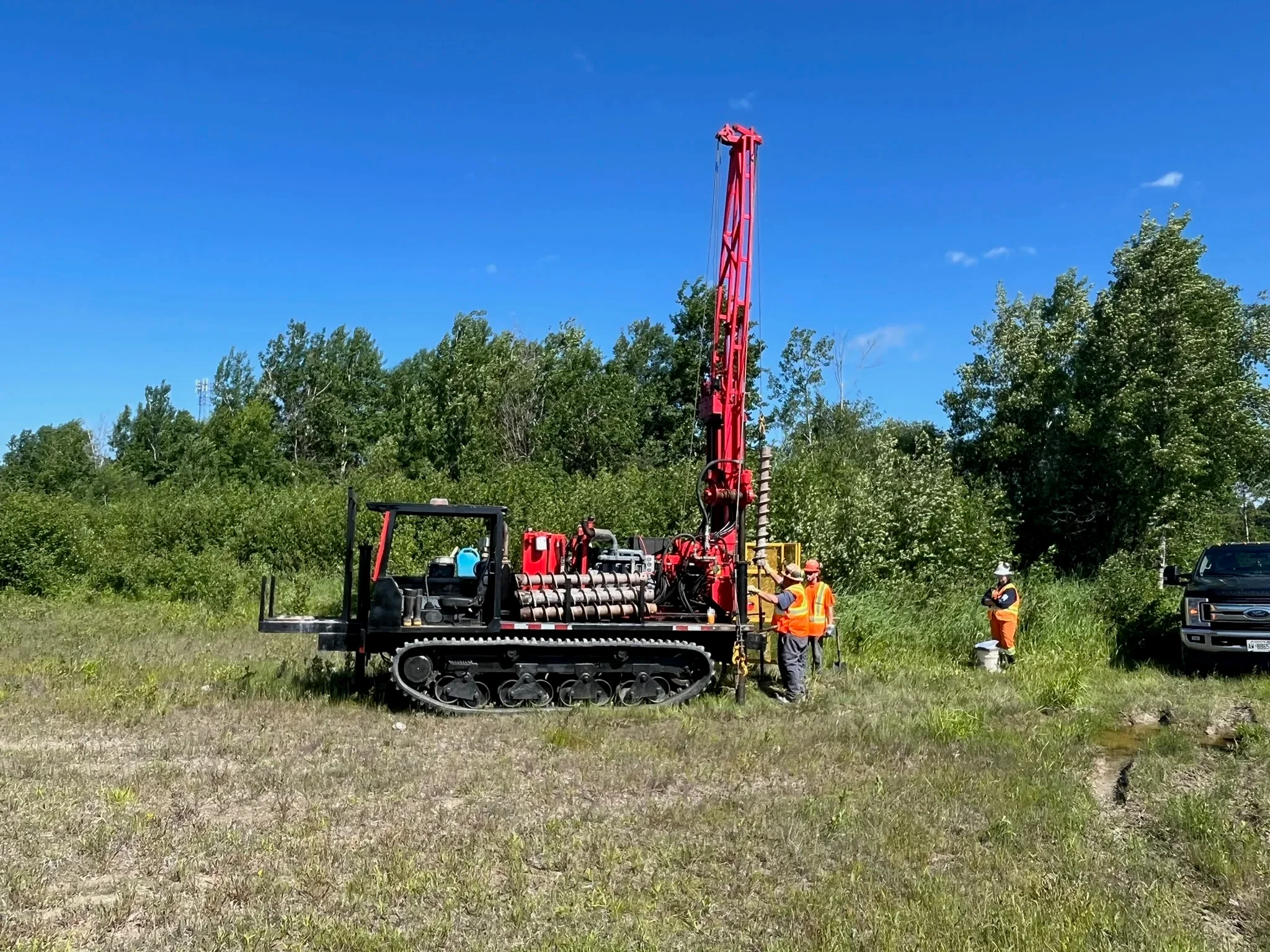 Hollow Stem Auger Drilling